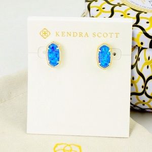 Kendra Scott Indigo Opal Kyocera Studs
